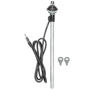 tomzz Audio 1000-014 Antenne télescopique Universelle pour Aile, Grande tête, câble, Prise DIN, Aspect INOX