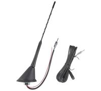 tomzz Audio 1000-043 Antenne de Toit 16V-Look AM/FM avec 450cm de câble Amplificateur Connecteur DIN Tige Anti-Bruit 23cm