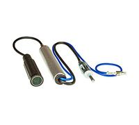 tomzz Audio 1515-000 Adaptateur d'antenne avec Alimentation fantôme Compatible avec VW Sharan Ford Galaxy Seat Alhambra Prise DIN sur DIN