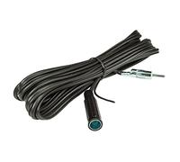 tomzz Audio 1600-007 Rallonge d'antenne pour Voiture Câble de 4,5m avec Fil de Commutation Câble à Distance pour Tension 12V DIN mâle à DIN Femelle