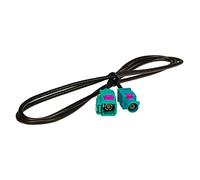 tomzz Audio 1600-010 Rallonge d'antenne Fakra 1m 100cm Fakra mâle (M) sur Fakra Femelle (F) câble RG174 Type Z codé