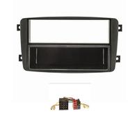 tomzz Audio 2434-007 Cache-Radio Compatible avec Mercedes W203 S203 CL203 CLK C209 A209 Viano Vito Noir avec Adaptateur Radio ISO