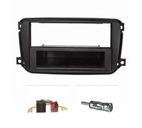 tomzz Audio 2451-035 Cadre de Radio Compatible avec Smart fortwo (451) Facelift à partir de l'année 10/2010 Noir avec Adaptateur Radio ISO Adaptateur d'antenne ISO DIN