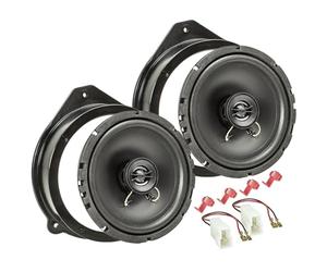 tomzz Audio 4003-004 Kit d'installation d'enceintes TA16.5-Pro Compatible avec Les Audi A3 8P, A4 B6, B7 et A8 - Porte Avant - système coaxial de 165 mm