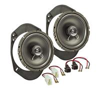 tomzz Audio 4015-000 Kit d'installation de Haut-parleurs Compatible avec Ford Fiesta KA Focus Mondeo Système coaxial 165mm TA16.5-Pro