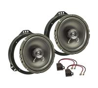 tomzz Audio 4039-002 Kit d'installation de Haut-parleurs Compatible avec Opel Astra F Omega B Vectra B Zafira A B Système coaxial 165mm TA16.5-Pro