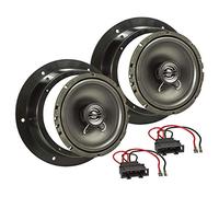 tomzz Audio 4057-004 Kit d'installation Haut-parleurs Compatible avec VW Golf 5 V Passat 3G Touran Caddy Porte Avant 165mm système coaxial TA16.5-Pro