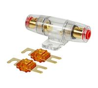 tomzz Audio 5800-053 Mini Porte-fusible ANL Transparent pour câbles jusqu'à 25qmm 2 x 40A fusible