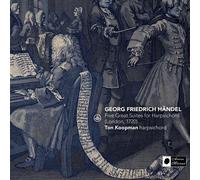 TON KOOPMAN - FIVE GREAT SUITES FOR HARPSICHORD (LONDON,1720) CD NEUF