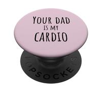 Ton père est drôle pour Mon Cardio PopSockets PopGrip Adhésif