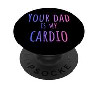 Ton père est drôle pour Mon Cardio PopSockets PopGrip Adhésif