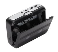 TON007B Lecteur de cassette noir Bluetooth 4.2, prise jack 3,5 mm