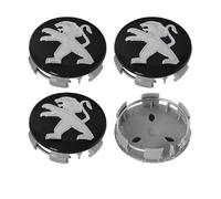 TonBE Auto Cache Moyeu pour Peugeot 308 2011-2013, ABS Centre de Jante Capuchons Auto Cache Moyeux Capuchons De Centre Cache de Roue Centrale Accessoires,F