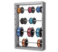 tonchean Porte-bobines de fil en acier laminé à froid, 86,4 x 63,5 x 15,2 cm, distributeur de câbles, affichage et stockage pour usage électrique industriel, distributeur de câble, support mural