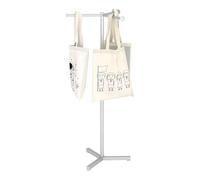 tonchean Support de sac de courses réglable robuste de 114,3 cm pour magasin de détail, support chromé pour sac de magasin, magasin d'épicerie