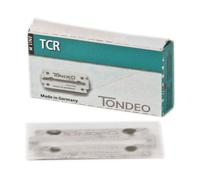 TONDEO Lames de rasoir TCR+ | 10x10 lames doubles inoxydables pour rasoirs TONDEO | La tradition d'un savoir-faire artisanal exceptionnel