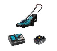 Tondeuse 18V 33cm DLM330Z + 1 batterie BL1860B 18V 6 Ah + 1 chargeur rapide DC18RC MAKITA
