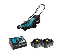 Tondeuse 18V 33cm DLM330Z + 2 batteries BL1860B 18V 6 Ah + 1 chargeur rapide DC18RC MAKITA