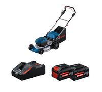 Tondeuse 2 x 18V GRA 18V2-46 + 2 Batteries EXPERT 8 Ah + 1 Chargeur EXAL18V-160 BOSCH
