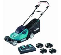 Tondeuse 36V 2 x 18V Li-Ion 3Ah MAKITA 4 batt.+ chargeur - DLM382PF4