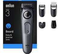 Tondeuse à barbe Braun 3 80789789, alimentation/batterie, noir