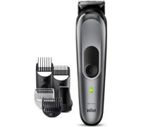 Tondeuse à barbe Braun MGK7420 | Tondeuse sans fil 13 longueurs | Couleur noir-gris