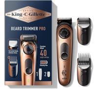 Tondeuse A Barbe Electrique Homme King C. PRO Avec Molette De Précision Pour 40 Réglages de Longueur,Lames éguisées de longue durée
