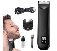 Tondeuse à barbe électrique - Mini rasoir de pour poils | Corps - Outils de soins de barbe légers pour homme - Rasoir à barbe sans fil pour utilisation sèche et humide