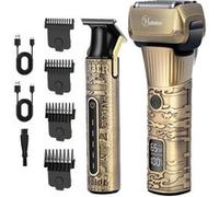 Tondeuse à barbe en T et Rasoir électrique HATTEKER pour hommes G