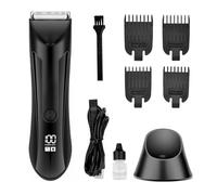 Tondeuse à Barbe | Épilateur Intime Imperméable - Outil de Toilettage Rechargeable pour Homme, Voyage, Soins du Visage, du Corps, Nez et Soins Quotidiens
