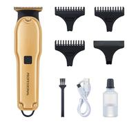 Tondeuse à barbe multifonction pour homme - Tondeuse à cheveux et rasoir rechargeable pour homme, tondeuse à cheveux sans fil pour le visage, le cou, l'aine et les manscapes, 3 peignes limites, charge