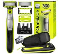 Tondeuse barbe et corps - Philips - OneBlade 360 - Étanche - Autonomie 60min - Étui voyage inclus
