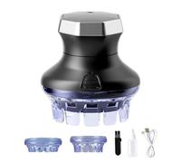 Tondeuse À Barbe Pour Homme Kit Coupe Cheveux Rechargeable Automatique | Tondeuse Circulaire Automatique pour homme garçon copain père maison salon extérieur