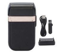 Tondeuse à Barbe pour Hommes 2 en 1, Rasoir électrique à Grille, Tondeuse à Chaume pour Hommes, Kit de Toilettage Portable à Faible Bruit pour Coupe de Cheveux et Rasage de la