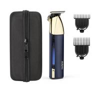 Tondeuse à barbe sans fil - BABYLISS - T992E Super-X Metal - Autonomie 5 h - Edition Gold & Navy