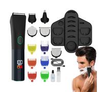 Tondeuse à barbe sans fil rechargeable pour homme avec tondeuse et rasoir électrique pour homme père mari