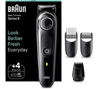 Tondeuse À Barbe Series 3, + 3 Outils Pour Créer Son Style, Lame Ultra-Affûtée, Autonomie De 50 Min, 40 Longueurs, BT3520, Noir-Bleu