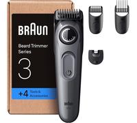 Tondeuse À Barbe Series 3, + 3 Outils Pour Créer Son Style, Lame Ultra-Affûtée, Autonomie De 50 Min, 40 Longueurs, BT3520, Noir-Bleu