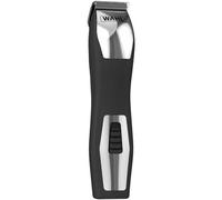 Tondeuse a barbe - WAHL - GROOMSMAN PRO - 2,4 V - 6 sabots - Autonomie : 60 min - Noir / Argent