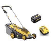 Tondeuse à batterie NEMURA - Coupe de 37cm - 2 Batteries 4Ah - Chargeur rapide