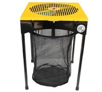 Tondeuse à bourgeons à 3 Vitesses, Machine de Taille hydroponique de 18 Pouces avec Sac de Collecte pour Un Traitement Efficace des bourgeons et des Fleurs humides et secs