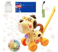 Tondeuse a Bulles pour Enfant, Machine a Bulles pour Enfant, Machine à Bulles Automatique, Machine à Bulles Rechargeable pour Chien avec 10 Sachets d'eau à Bulles