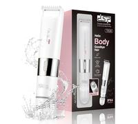 Tondeuse à cheveux 2 en 1 pour bikini, double tête pour femme, rasoirs féminins pour poils pubiens, rasoirs pour tous les corps, imperméable, lumière intelligente, applicable aux aisselles, jambes