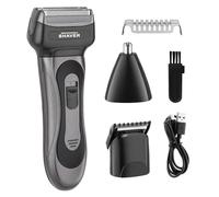 Tondeuse à cheveux 3 en 1 pour homme, nez, oreille, barbe micro électrique, kit de toilettage sans fil avec moteur puissant, tête d'huile, sculpture professionnelle