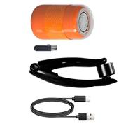 Tondeuse à cheveux alimentée par USB pour hommes, poignée réglable pour un rasage confortable et une finition de peau lisse, toiletteur étanche pour le corps
