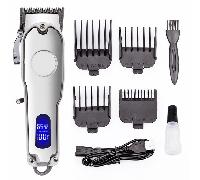 Tondeuse à cheveux avec accessoires - Silencieuse et rechargeable Silver