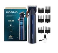 Cecotec Tondeuse avec Moteur Brushless Digital PrecisionCare Expert. 6700 tr/min, 2 Vitesses, 6 Peignes Guide, Lames en Acier Japonais, Corps en Aluminium, Autonomie 2 h, Réglage de Longueur 0,8-2 mm