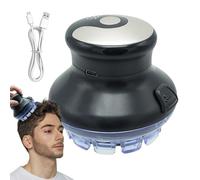 Tondeuse à cheveux chauve - Outil de préparation électrique étanche pour homme | Tondeuse à cheveux sans fil rechargeable avec écran LED, fonctionnement calme, machine