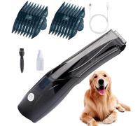 Tondeuse à cheveux de chat : coupe à vide sans fil à 3 vitesses avec aspiration, tondeuse électrique à vide USB pour un faible bruit de 1 500 mAh USB rechargeable