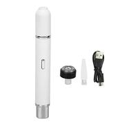 Tondeuse à cheveux de nez USB Mini 2 en 1 Portable Silencieuse Rapide Oreille Machine de Coupe de Cheveux (Blanc)